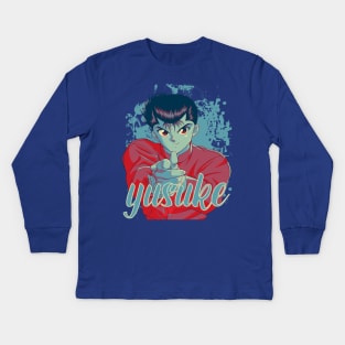 yusuke Kids Long Sleeve T-Shirt